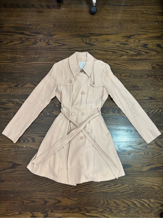 Guess Jackets & Blazers - Guess Women's Trench Coat Blush Nude Soft